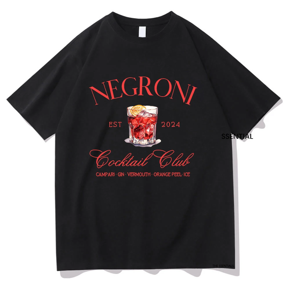 Negroni 남녀공용 소셜 클럽 티셔츠, 패션 의류, - Tee Graphic Print 리뷰 및 가격