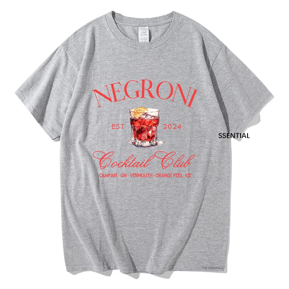 Negroni 남녀공용 소셜 클럽 티셔츠, 패션 의류, - Tee Graphic Print 리뷰 및 가격