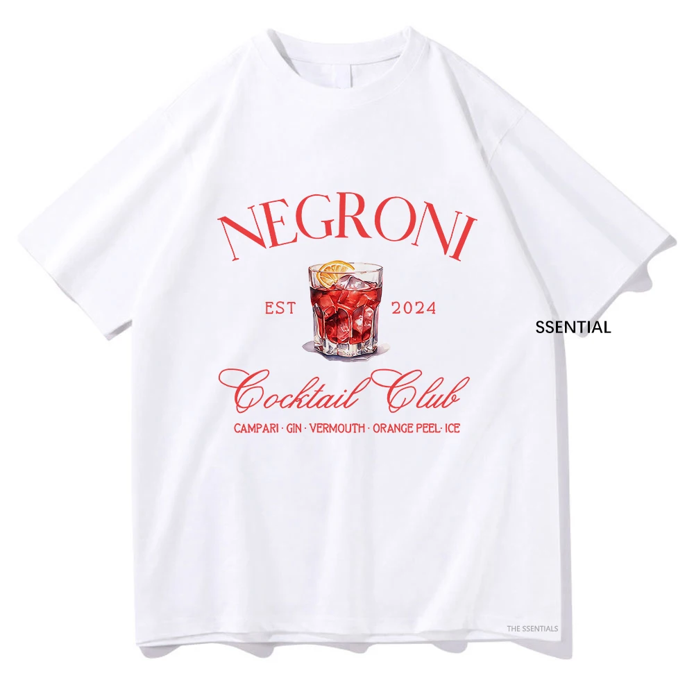 Negroni 남녀공용 소셜 클럽 티셔츠, 패션 의류, - Tee Graphic Print 리뷰 및 가격