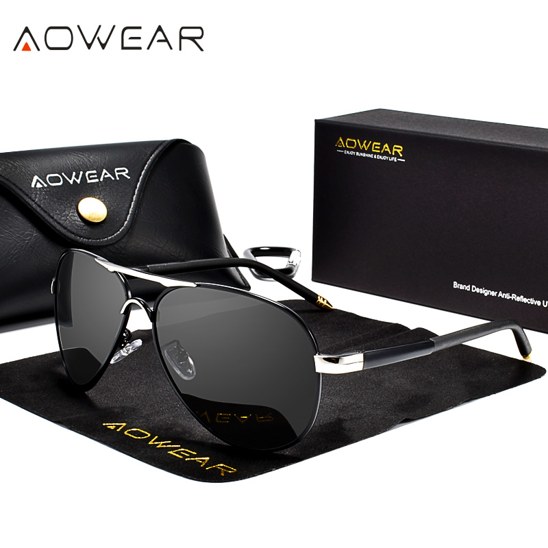 AOWEAR 남성용 항공 선글라스 남성용 편광 거울 선 - Sunglasses Aviator Polarized 리뷰 및 가격