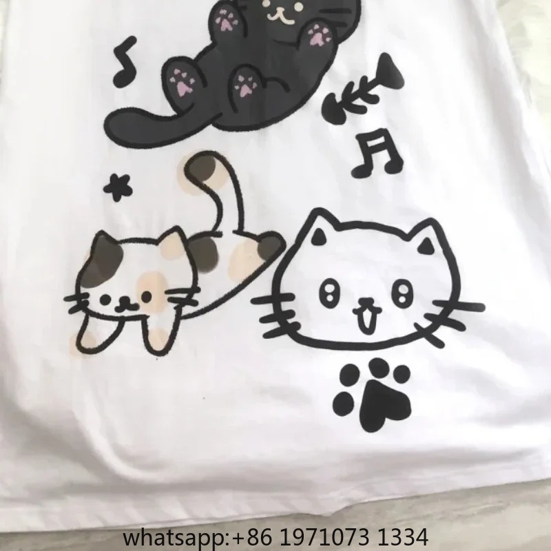 일본 패치워크 여성 오프숄더 그래픽 티셔츠 귀여운 만화 - Tee Graphic Print 리뷰 및 가격