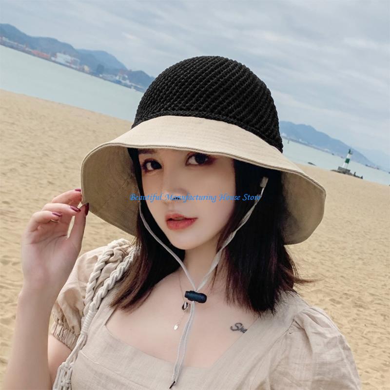 E56A 여성용 여름 메쉬 탑 썬 바이저 비치 모자 스 - Packable Hat Nylon 리뷰 및 가격