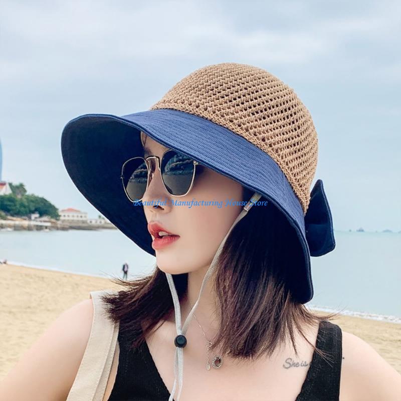 E56A 여성용 여름 메쉬 탑 썬 바이저 비치 모자 스 - Packable Hat Nylon 리뷰 및 가격