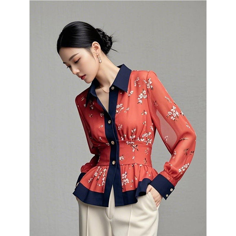 2025 봄 가을 신상 여성 블라우스 여성 의류 패셔너 - Shirt Camp Collar 리뷰 및 가격